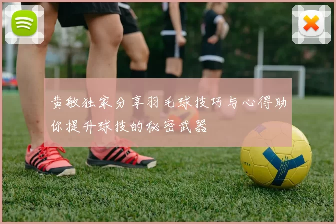 黄敏独家分享羽毛球技巧与心得助你提升球技的秘密武器