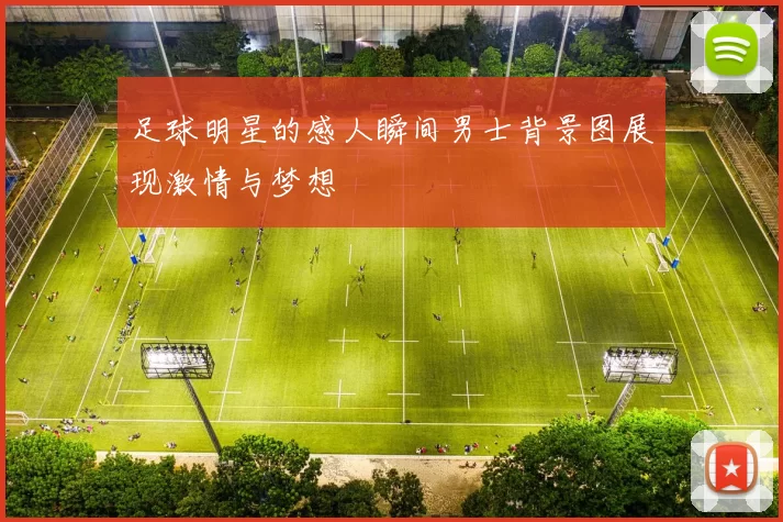 足球明星的感人瞬间男士背景图展现激情与梦想