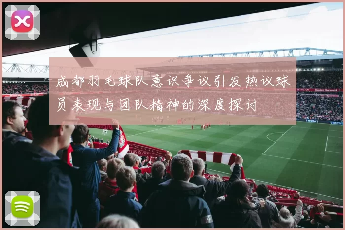 成都羽毛球队意识争议引发热议球员表现与团队精神的深度探讨